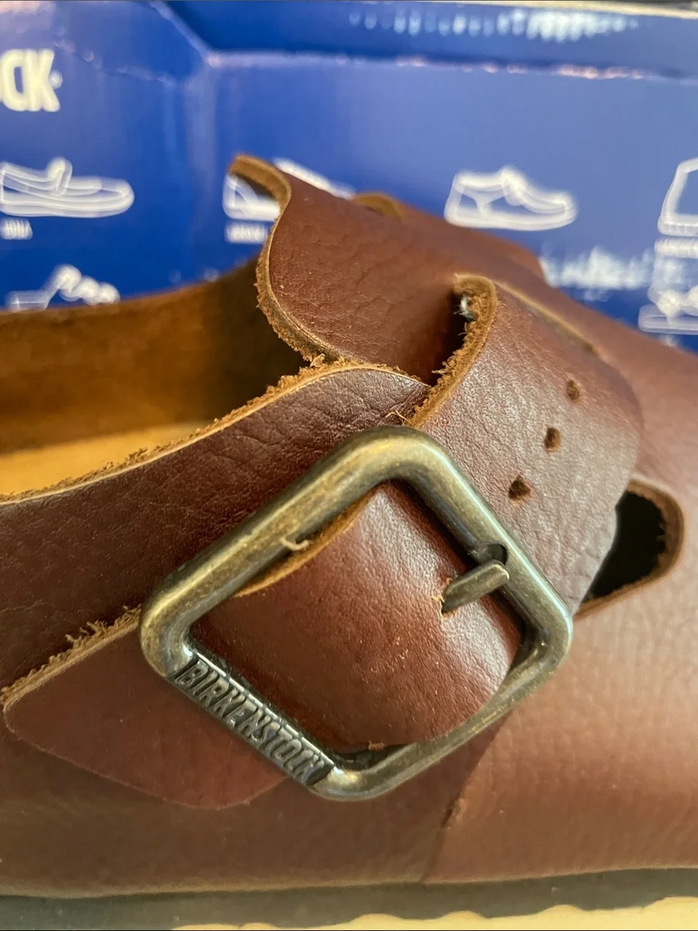 Birkenstock Brown Leather London Wire Buckle Clog EU 43 New in box
